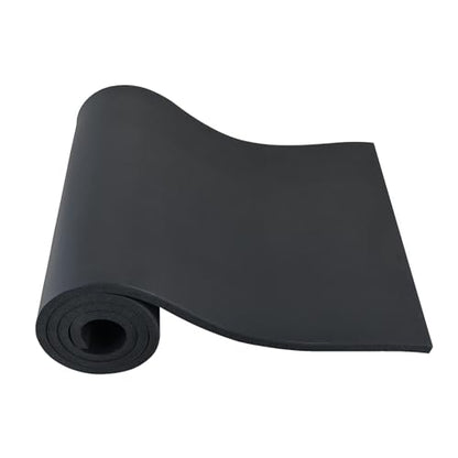 NYXOVA Neoprene Sponge Foam Sheet Roll, Closed Cell Foam Rubber Padding Without Adhesive, Soundproof Insulation, Shock Absorption for DIY, Gaskets, Crafts (1/2" x 17" x 60") - size: 1/2" x 17" x 60"