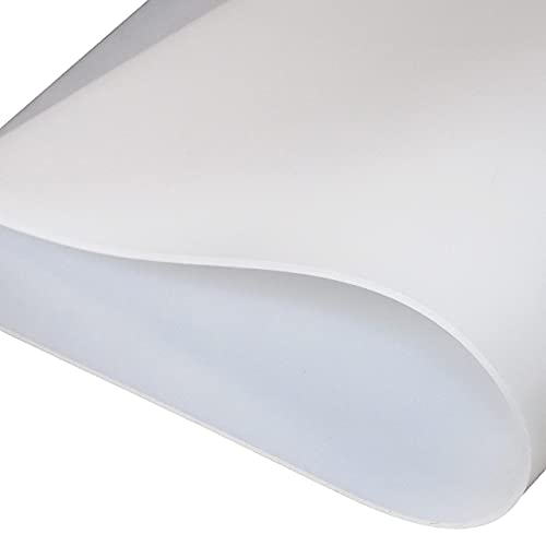Silicone Rubber Sheet, 50A Durometer, Made in The USA, 1/16 inch Thick, 9” x 12” (1.6mm x 230mm x 305mm