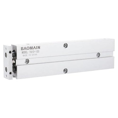 BAOMAIN Double Rod Pneumatic Air Cylinder TN10x100 10mm Bore 100mm Stroke - style: Stroke 100 mm(3.93 inch)