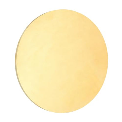 uxcell 2Pcs Brass Round Plate, 0.08"(2mm) Thick 3.15"(80mm) Dia H65 Brass Round Disc Blank Metal Sheet Copper Circle Disc for Metal Stamping DIY Crafts - size: 0.08"x 3.15"