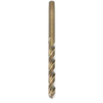 Metric Cobalt Drill Bits 4mm 10PCS, M35 high Speed Steel, high Hardness Straight Shank Drill, Mechanical or Hand Drill for Drilling, Suitable for Stainless Steel, Iron, Copper and Aluminum. - size: 4 mm (10 Count)