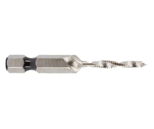 Drill America #6-32 UNC Combined Drill Tap and Countersink with 1/4" Quick Change Hex Shank - size: #6-32
