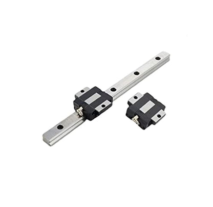 EG15 CNC Linear Rail 1PCS EGW15 6.3 inch / 160mm Length 15mm Width Square Linear Slide Guideway Rail + 2PCS EGW15 SA Carriage Bearing Slider Sliding Block Kit - size: L: 160mm / 6.3 Inch, style: EGW15SA