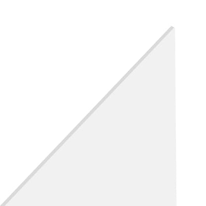 6 Pack 10 x 10 Inch HDPE Sheets, 1/4 Inch White UHMW Sheet Plastic Polyethylene Board, Ultra High Molecular Weight Sheets for Office, Home, Industrial Environment