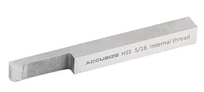 Accusize Industrial Tools HSS Tool Bit Pre-Ground, 5/16 in, 2662-2002 - size: 5/16 in