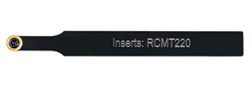 Accusize Industrial Tools 3/8 x 3-1/2 in SRDCN06-2J Indexable Toolholder for RCMT220 Inserts, 2376-0006 - size: 3/8 x 3-1/2 inch
