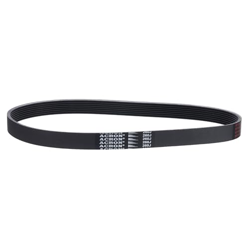 uxcell 260J8 PJ V-Ribbed Belt 8 Ribs 26" L x 0.74" W x 0.14" H, (EPDM) - size: 260J8