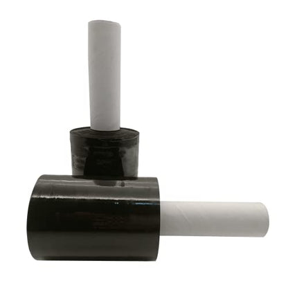 Black Stretch Wrap Roll 5"×1000' Plastic Wrap Roll for Moving Shipping - size: 5''black(2 roll )
