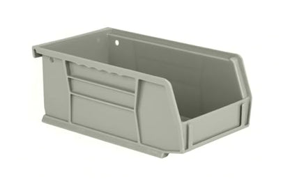 HE HUDSON EXCHANGE 7.5" x 4" x 3" (12 Pack) Plastic Stackable Storage Bin, Gray/Brown - color: Gray/Brown, size: 12 Pack