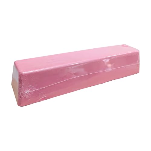 1.1 Pound Pink Polishing Buffing Compound Bar for Chrome 1pc - color: Pink