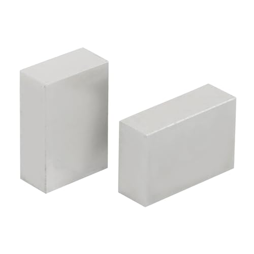 marddpair 1" x 2" x 3" Parallel Metal Block No Holes, Hardened Steel Plain