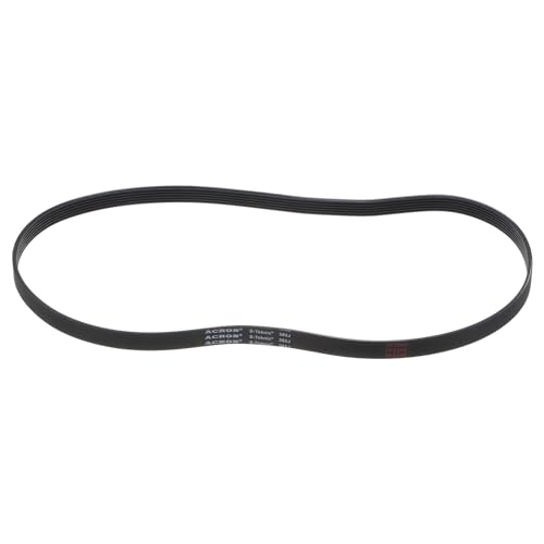 uxcell 385J6 PJ V-Ribbed Belt 6 Ribs 38.5" Length x 0.55" Width, EPDM Poly V Belt - size: 385J6