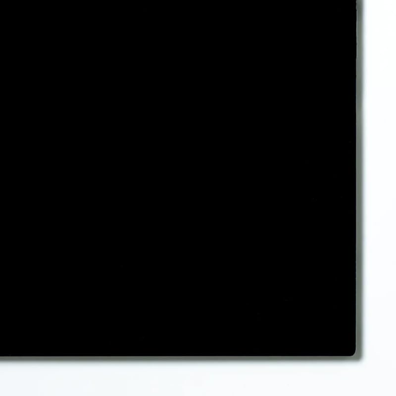 KASTLITE Black Acrylic Sheet, 6×12" Nominal Size Plexiglass Plastic, 4PK - color: Black, size: 6" x 12"