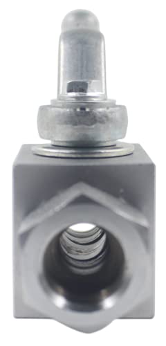 High Pressure Hydraulic Ball Valve KHB 1/2'' NPT, Shut-Off 2 Way Ball Valve, 1/2 Inch Hydraulic Valve 7250 PSI - size: KHB 1/2NPT(2 Way)