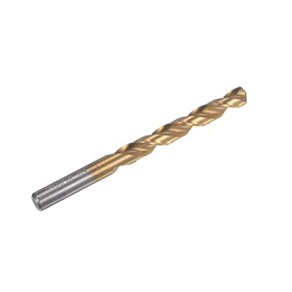HARFINGTON Twist Drill Bit 11.3mm Titanium Coated (HSS-E) M42 High Speed Steel 8% Cobalt Straight Shank for Stainless Steel Aluminum Alloy Metal - size: 11.3mm
