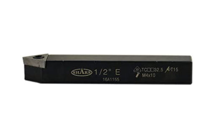 Shars (5 Pcs) 1/2" Indexable Carbide Turning Tool Set 404-1041 P] - size: 1/2" 404-1041