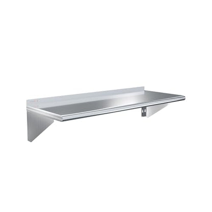 STABLEINK NSF Stainless Steel Wall Shelf 18x48 Inches, Commercial Kitchen - size: 18"x48"
