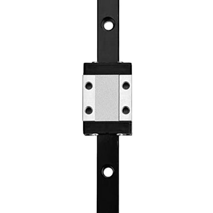 400mm MGN9 Linear Sliding Rail Guide with a MGN9C Carriage Block for 3D Printer and CNC Machine,Black (MGN9C, 400mm) - style: 400mm
