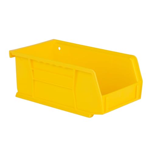 HE HUDSON EXCHANGE 7.5" x 4" x 3" (24 Pack) Plastic Stackable Storage Bin, Yellow - color: Yellow, size: 24 Pack