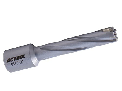 1/2'' Diameter x 2'' Depth of Cut Carbide Tipped TCT ANNULAR Cutter with 3/4'' Weldon Shank - size: 1/2'' x 2''