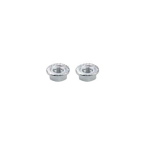Sscon M6 Carbon Steel Flange Nuts, Silver, 200Pcs