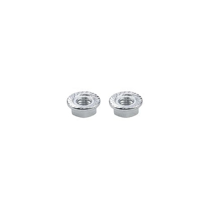 Sscon M6 Carbon Steel Flange Nuts, Silver, 200Pcs