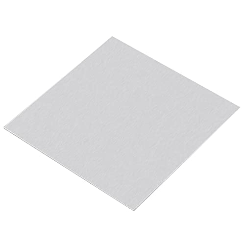 uxcell 6061 Aluminum Sheet, 300mm x 300mm Rectangle Aluminum Plate 1.5mm Thick Flat Metal Stock with Protective Film - size: 300mmx300mmx1.5mm