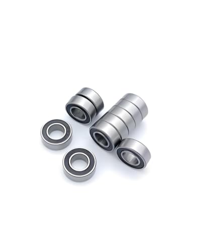 50PCS 608-2RS Bearing Deep Groove Ball Bearings 8x22x 7mm Rubber Sealed