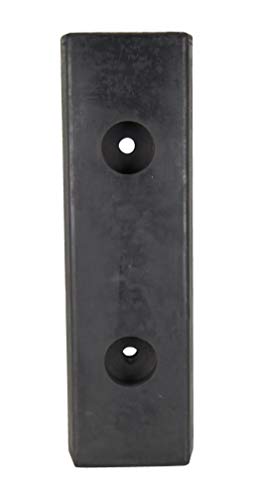 Vestil B-516 Rubber Rectangle Molded Bumper 16-1/8 In. x 4-29/32 In. x 2-1/8 In. Black - size: 5 inches width
