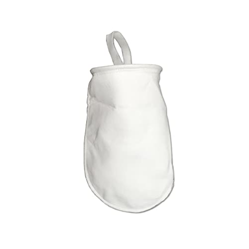 PRMFiltration 200 Micron Liquid Filter Bags (Qty. 25), Industry Size #1 (7-1/16" x 16-1/2"), Polyester Felt with Stainless Steel Ring