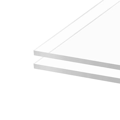 KAITELA Clear Cast Acrylic Sheet 12" x 16" x 1/4" Thick (6mm), Pack of 2 - size: 12" x 16", 1/4" Thick