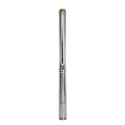 2.5" Tube Stainless Steel Submersible Well Pump 110V 0.5Hp Deep Well Pump 141ft,13GPM 65mm Bore Well Water Pump with Control Box for Home Garden Agricultural Industrial,10m Copper Power Cord - size: 110V/60Hz 0.37KW 0.5HP 1"