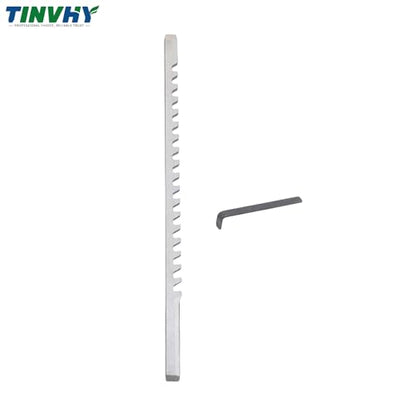 1/8In Type A HSS Keyway Broach 1/8 x 5 with Shim Metal Cutting Tool