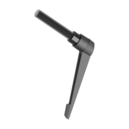 2PCS Clamping Lever Handles, M8 x 60mm Male Thread, Adjustable Quick Release Locking Rotating Screw Bolt Stud Knobs Apply for Lathe Machinery, Black - size: M8 x 60mm