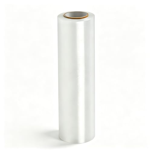 Honzon Clear Stretch Wrap Roll, 18 Inch x 1000 Feet 80 Gauge, Heavy Duty Industrial Pallet Wrapping Stretch Film, Self Adhesive Stretch Wrap for Moving, Shipping, Warehouse Storage Packaging Supplies - size: 18 in × 1000 ft