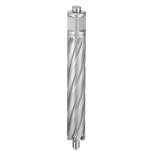 HARFINGTON Annular Cutter 13/16" Dia 4" Depth 3/4" Shank TCT Cutting Drill Bits with Pin for Magnetic Drill Press - size: 13/16" x 4"