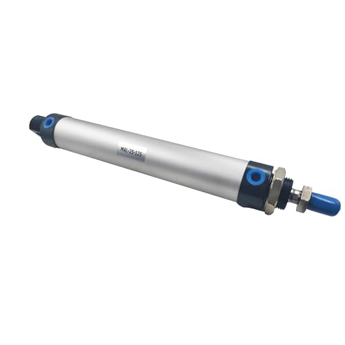 CG WEITENG Pneumatic Mini Pneumatic Cylinder MAL Single Rod Aluminum Double Acting Pneumatic Cylinder 25mm Bore 125mm Stroke(MAL25x125)