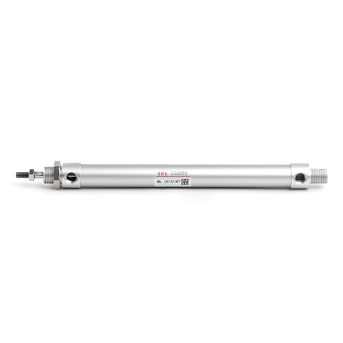 SNS Pneumatic 16mm Bore 150mm Stroke NPT1/8 Aluminum Alloy Mini Air Cylinder Double Action MAL16x150 - size: MAL16*150-NPT