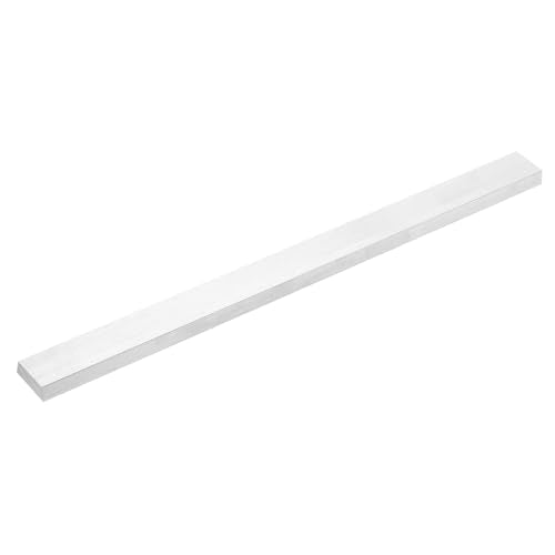MECCANIXITY Square Aluminum Flat Bar, 3/8" (10mm) Thick x 63/64" (25mm) Width x 13" (330.2mm) Long 6063 Aluminum Flat Plate Solid New Mill Stock Silver for Industrial Building - size: 3/8" x 63/64" x 13"