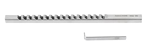 Accusize 5 mm Style B HSS Keyway Broach, 5001-0008 - size: 5mm-B