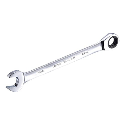 uxcell 15/16 Inch Ratcheting Combination Wrench SAE 72 Teeth 12 Point - size: 15/16"