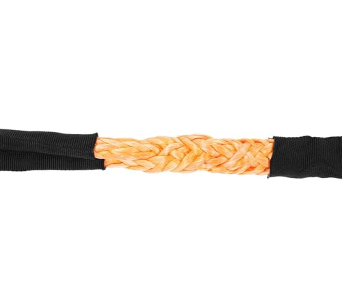 Mytee Products 3/8" x 4' Orange Eye-Eye Web Sling - Synthetic Nylon Super Lift Sling with Protective Sleeves (Vertical 3500/ Choker 2975/ Basket 7000 lbs WLL) - Auto Hauling, Towing, Rigging - color: Orange: 3/8", size: 4 FT (1-Pack)