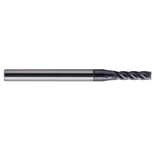 BestParts 5Pcs 3/32" 4 Flute Solid Carbide Square End Mills - AlTiN Coated - size: 3/32 in