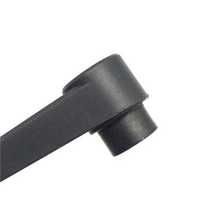 3.15" Nylon Crank Handle Drill Press Revolving Handle with Round or Square Installation Hole Smooth 360 Degree Operation for Industry Lathe Milling Grinding Machine (Square Hole 10x10x80) - size: Square Hole 10x10x80