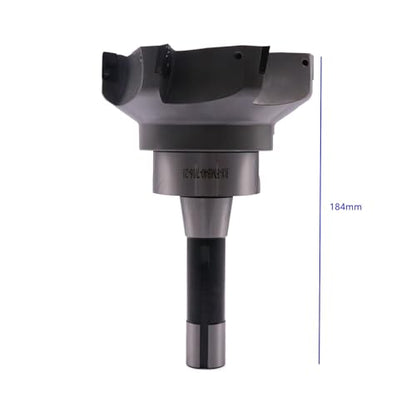 R8 Arbor, 4.92"/125mm Cutting Dia 400R 100-32-7T Face Mill Shell Cutter Set