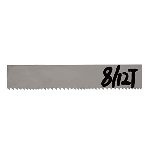 Imachinist S13734812 137" L, 3/4" W, 8/12 TPI Bi-Metal Bandsaw Blades Metal - size: 8/12TPI