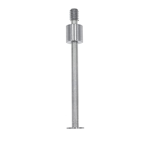 SUXING Flat Contact Points for Dial Indicator Depth 0.4mm Thickness 5mm Diameter 4-48 UNF Thread (4-48UNF D5L30) - size: 4-48UNF D5L30