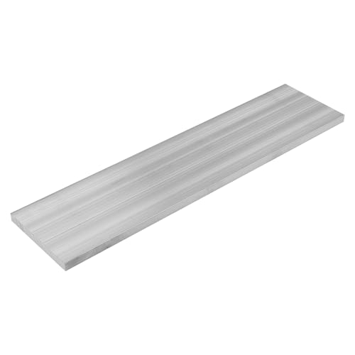 6061 Aluminum Flat Bar, 0.3" Thickness X 3" Width X 12" Length Aluminum Flat Plate, Solid Aluminum Bar for Crafting, Industrial Building - size: 0.3" X 3" X 12"
