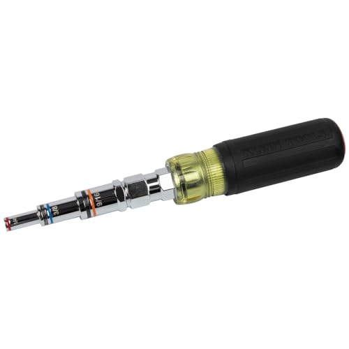 Klein Tools 32809MAG 9-in-1 Magnetic Multi-Nut Driver Tool, SAE Sizes - style: 9-in-1 Nut Driver