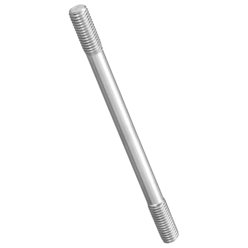 METALLIXITY Double End Threaded Stud Screw(M10x180) SS304 Silver - size: M10 x 180mm